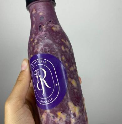 Açaí na Garrafa Cremoso de Paçoca 400ml